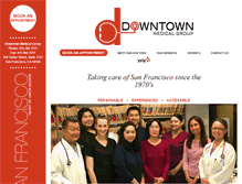 Tablet Screenshot of downtownmedical.com